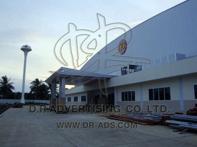 รับติดตั้งอลูมิเนียมคอมโพสิทแคนูปี้ (Canopy Aluminium Composite) กันสาด โรงงาน